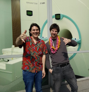 Martin Tik & Michael Woletz received a merit award for 2017 ISMRM meeting in Hawaii for 7T fMRI research